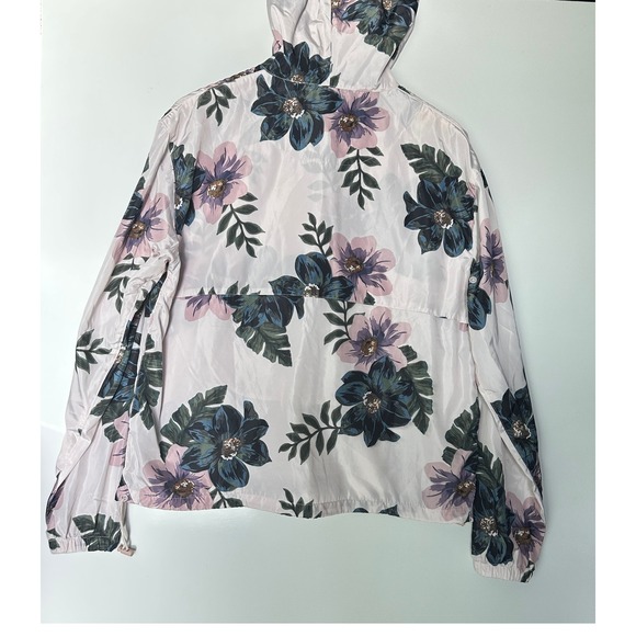 Thread‎ & Supply Floral Anorak Hoodied Windbreaker Lightweight Fairy Medium NWOT - Picture 8 of 11